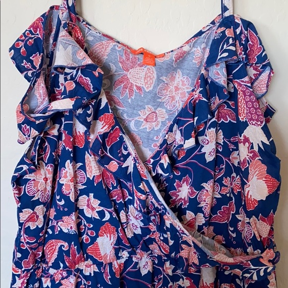 Joe Fresh, cut out sleeves, slimming, floral dress - Picture 3 of 4